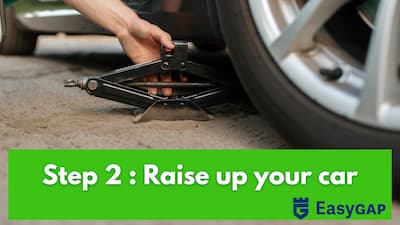 changing your wheel step 2 raise the car