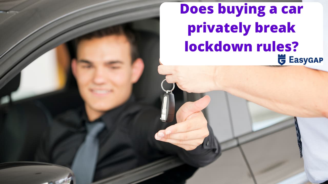 does private car buying break lockdown rules?