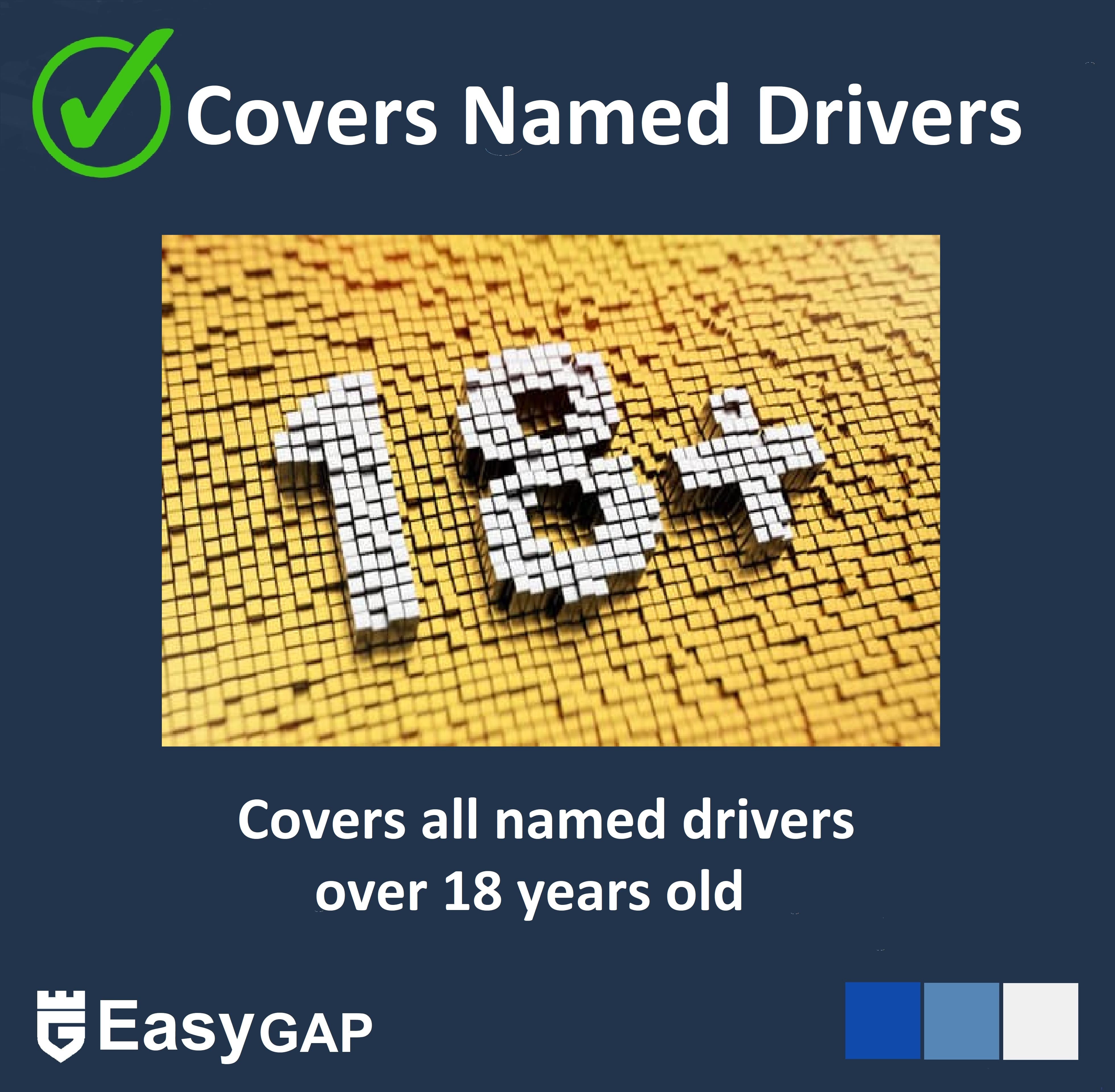 Cover all named drivers over 18 T&C's apply