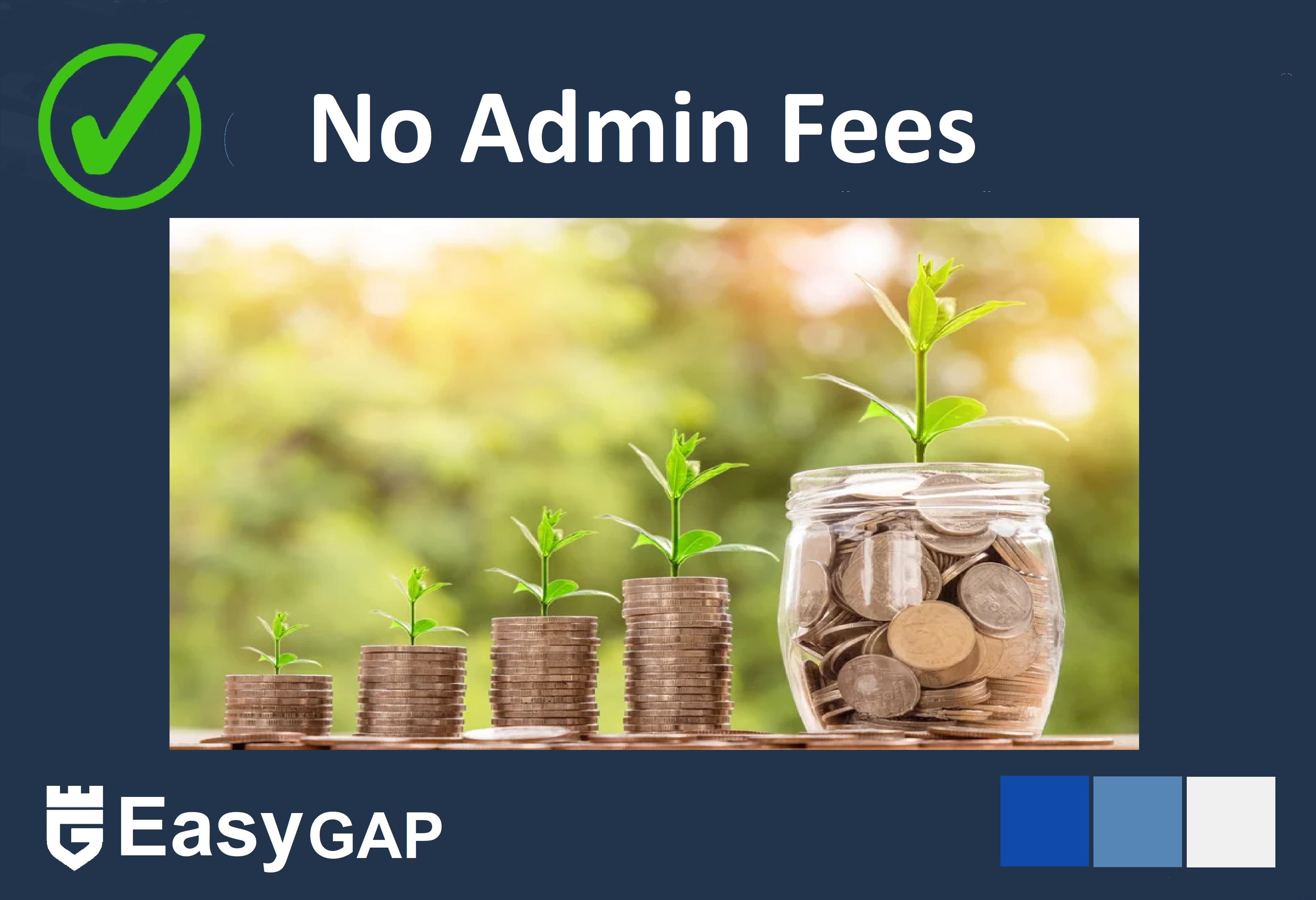 We do not charge any administration fees