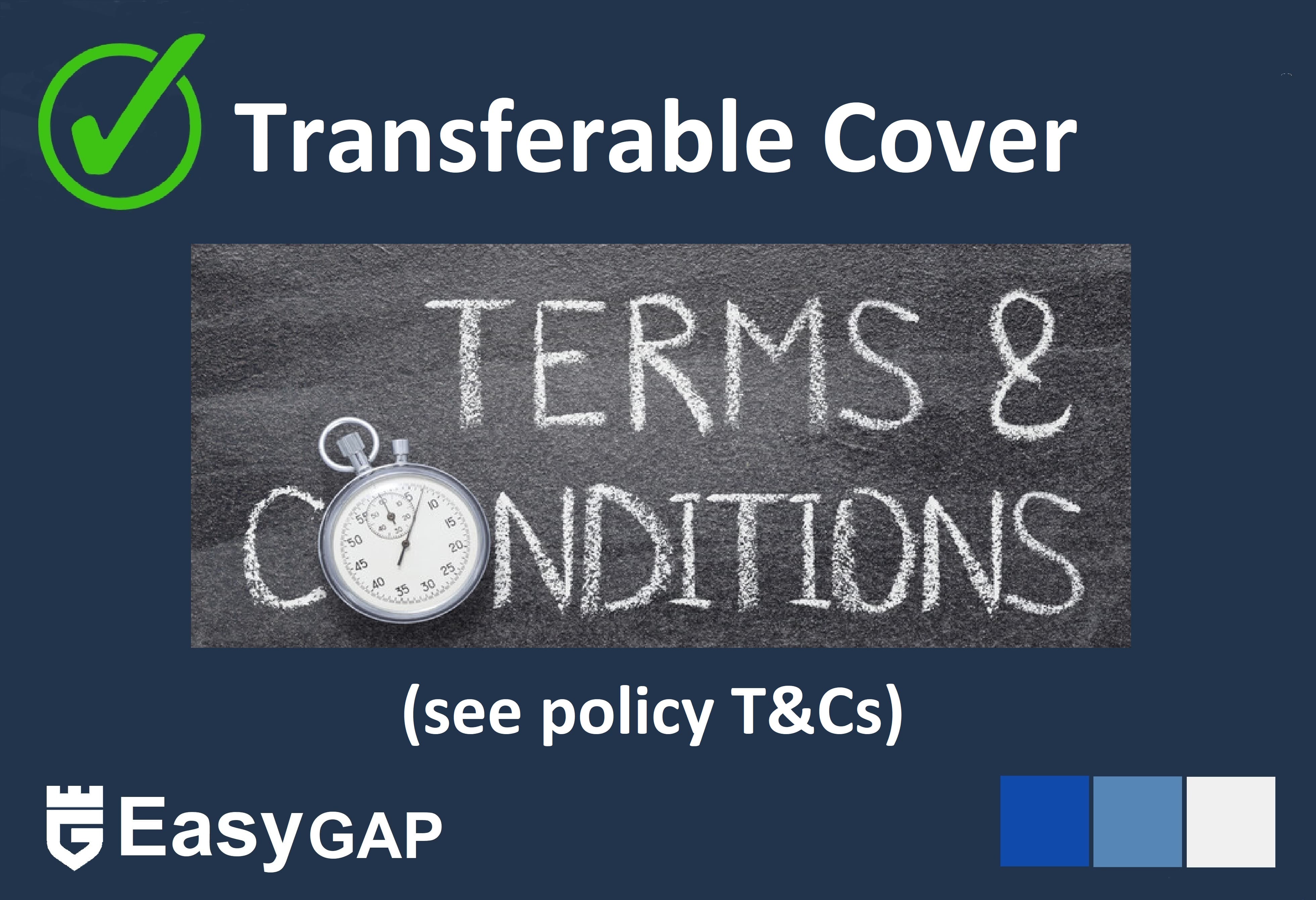 You can transfer your gap insurance policy T&C's Apply