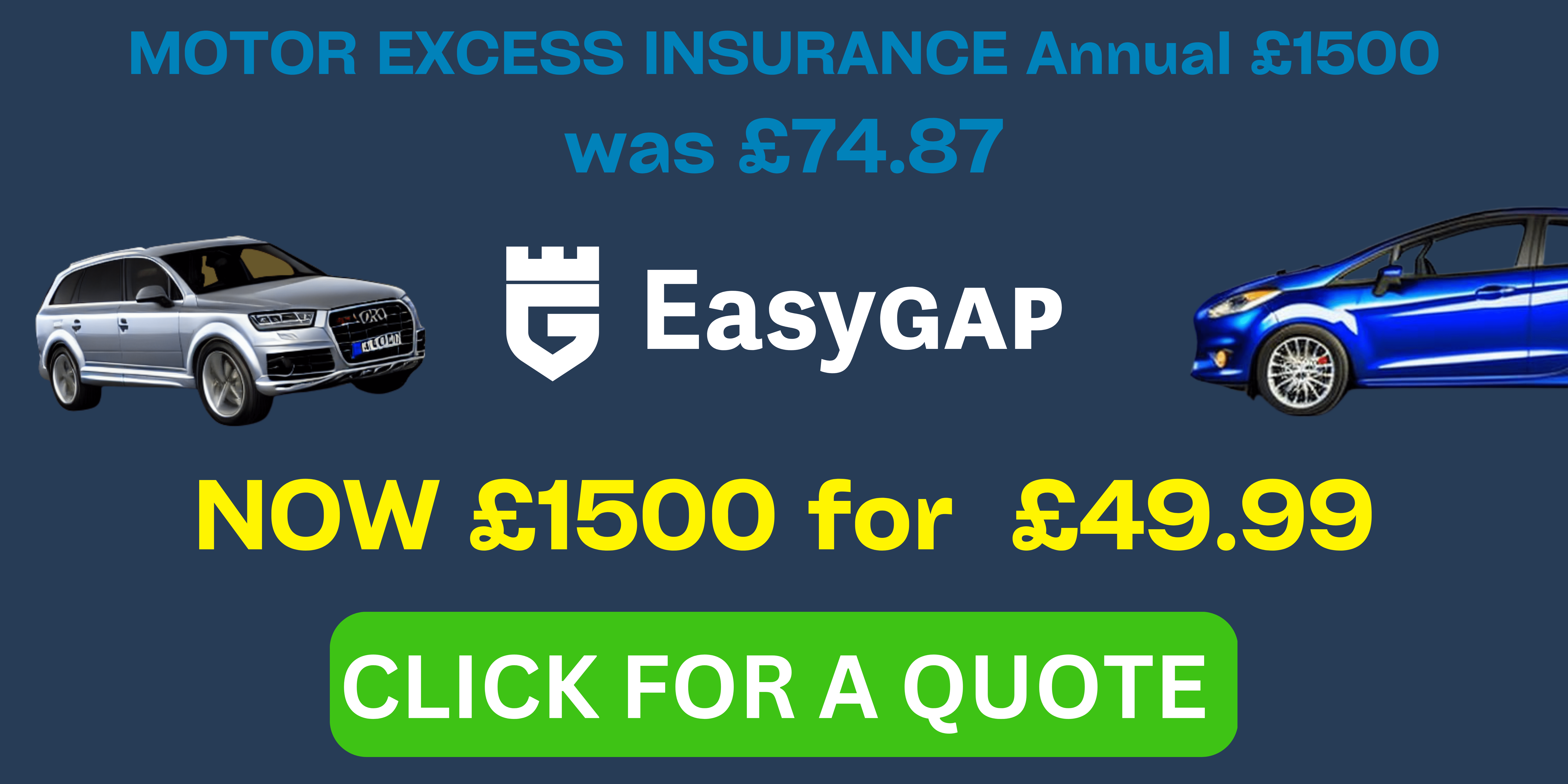 best motor excess insurance £1500